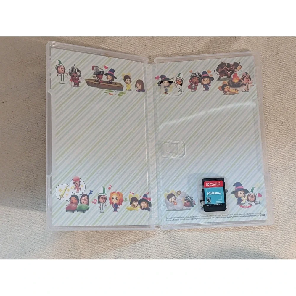 Miitopia Nintendo Switch Physical Game Cartridge Case HAC-P-AW8SA-USA
